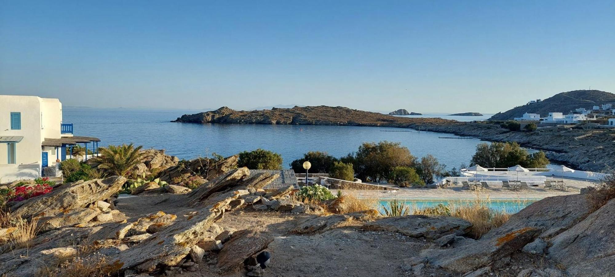 הוילה אורנוס Mykonian House With Shared Pool מראה חיצוני תמונה